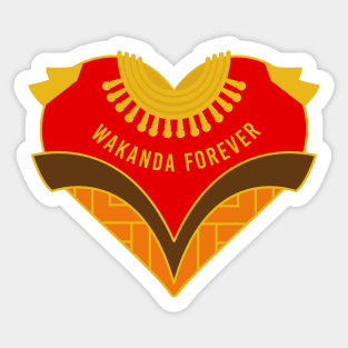 Superhero Heart - Wakanda Forever Sticker